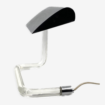 Peter hamburger, crylicord modernist crylicord desk lamp, knoll international, 1960s