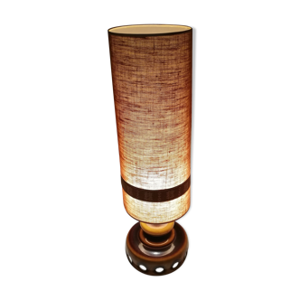 Lampe en céramique ajourée avec double éclairage