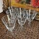 Set of 6 engraved glasses