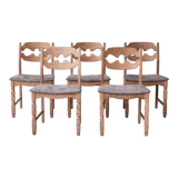 Oak dining chairs