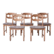 Oak dining chairs