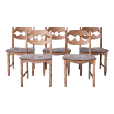 Oak dining chairs