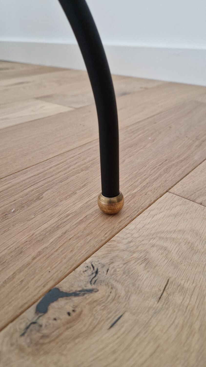 Vintage tripod floor lamp Maison Lunel 1950