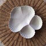 Plat en porcelaine blanche