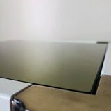 Side table green mirror trays