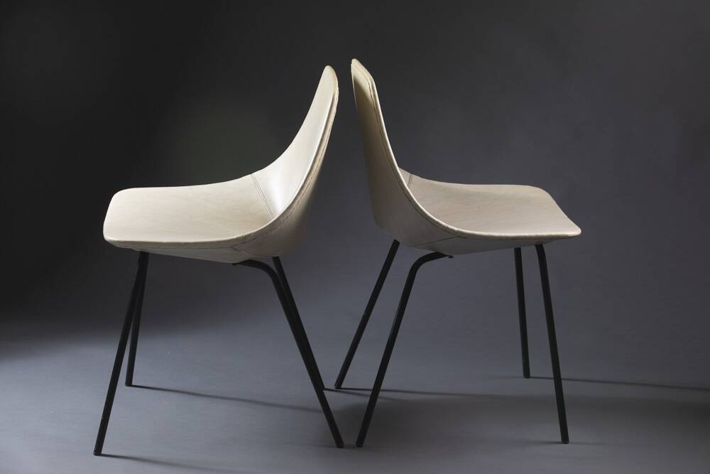 Paire de chaises Amsterdam Pierre Guariche