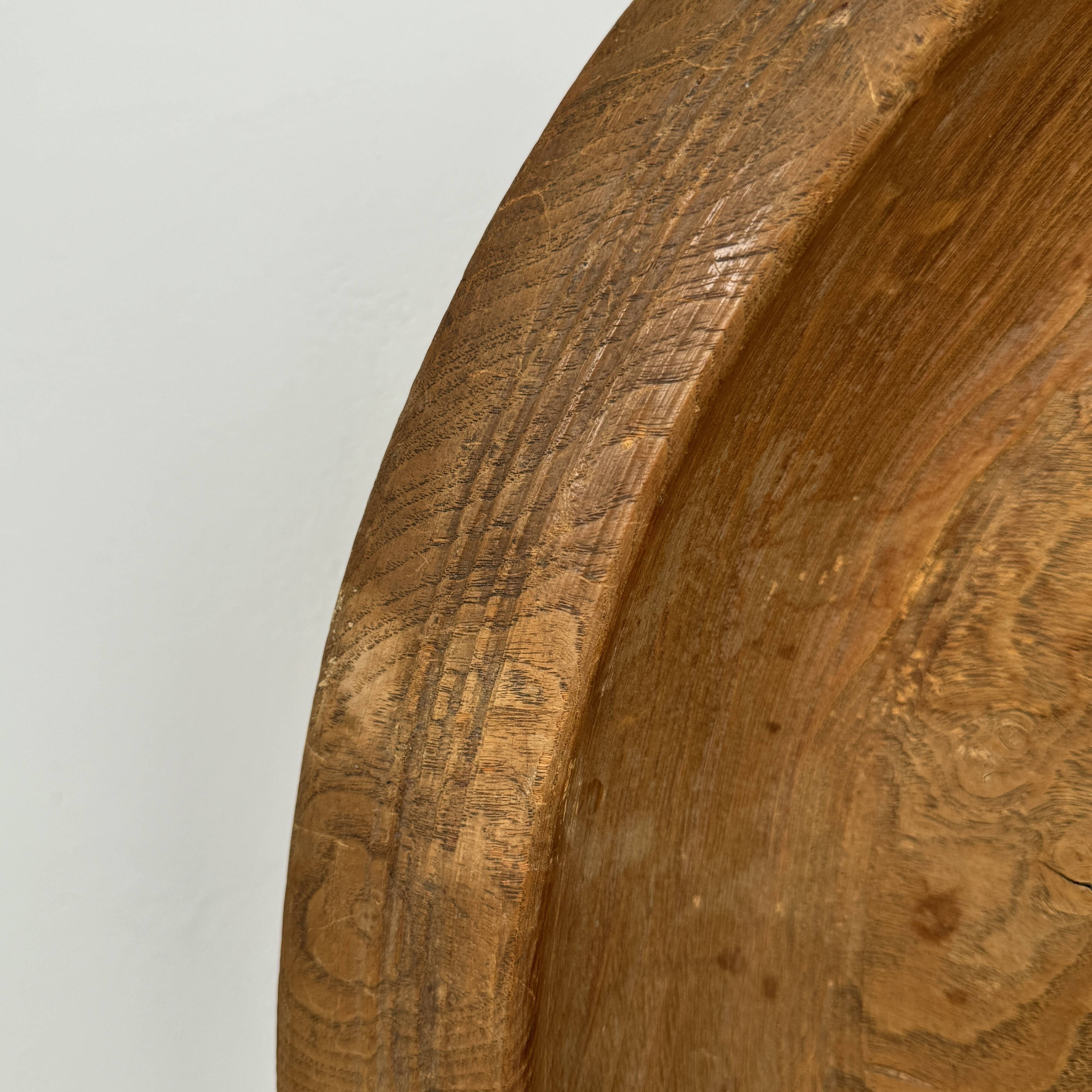 XXL carved wood bowl