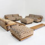 Pianura sofa set by Mario Bellini for Cassina, 1970s, Set of 10