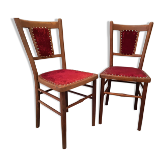 Pair Baumann chair