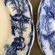 4 antique dessert plates by Boch Frères Keramis