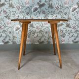70s wooden side table
