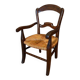 Vintage straw armchair for children