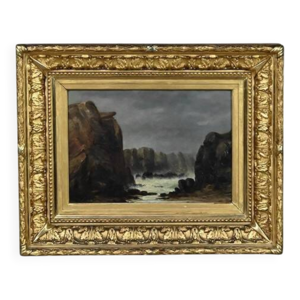 Tableau « La côte sauvage - xixe