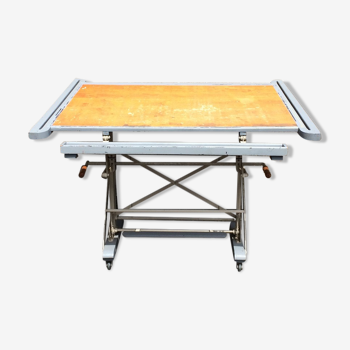 Drawing table 50s, 60s industrial style, vintage