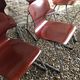 Set of 6 vintage Pagholz Flötotto stackable chairs in Pagwood