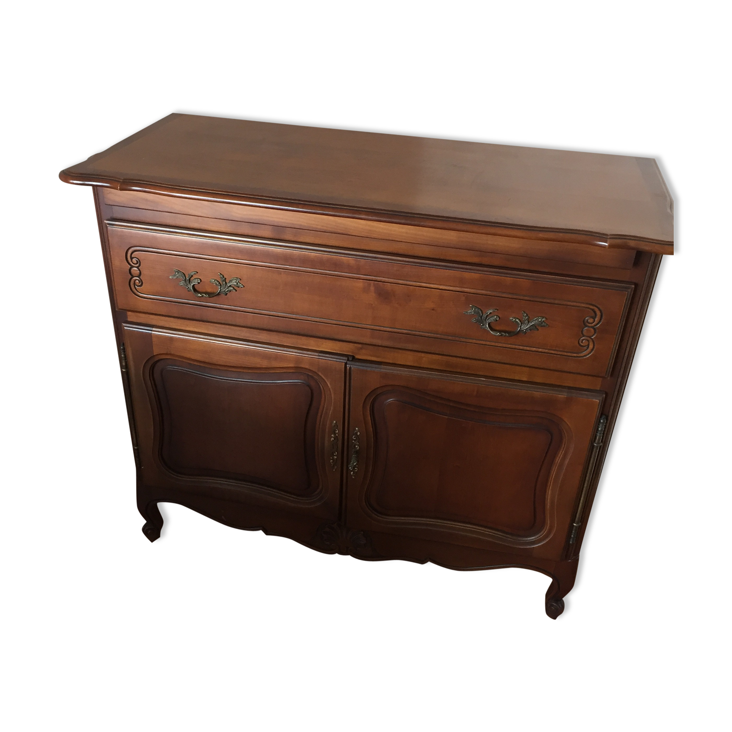 Louis Philippe-style cherry TV furniture