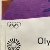 Dorazio piero (1927-2005) olympische spiele münchen, 1972. original poster