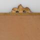 Wooden mirror and gilded stucco decorated with rockery style rinceaux and shells