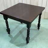 English oak table from the 1930s with 2 extensions