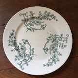 Set 7 flat plates and assorted flat faincerie Fénal Fréres "Capri" pexonne