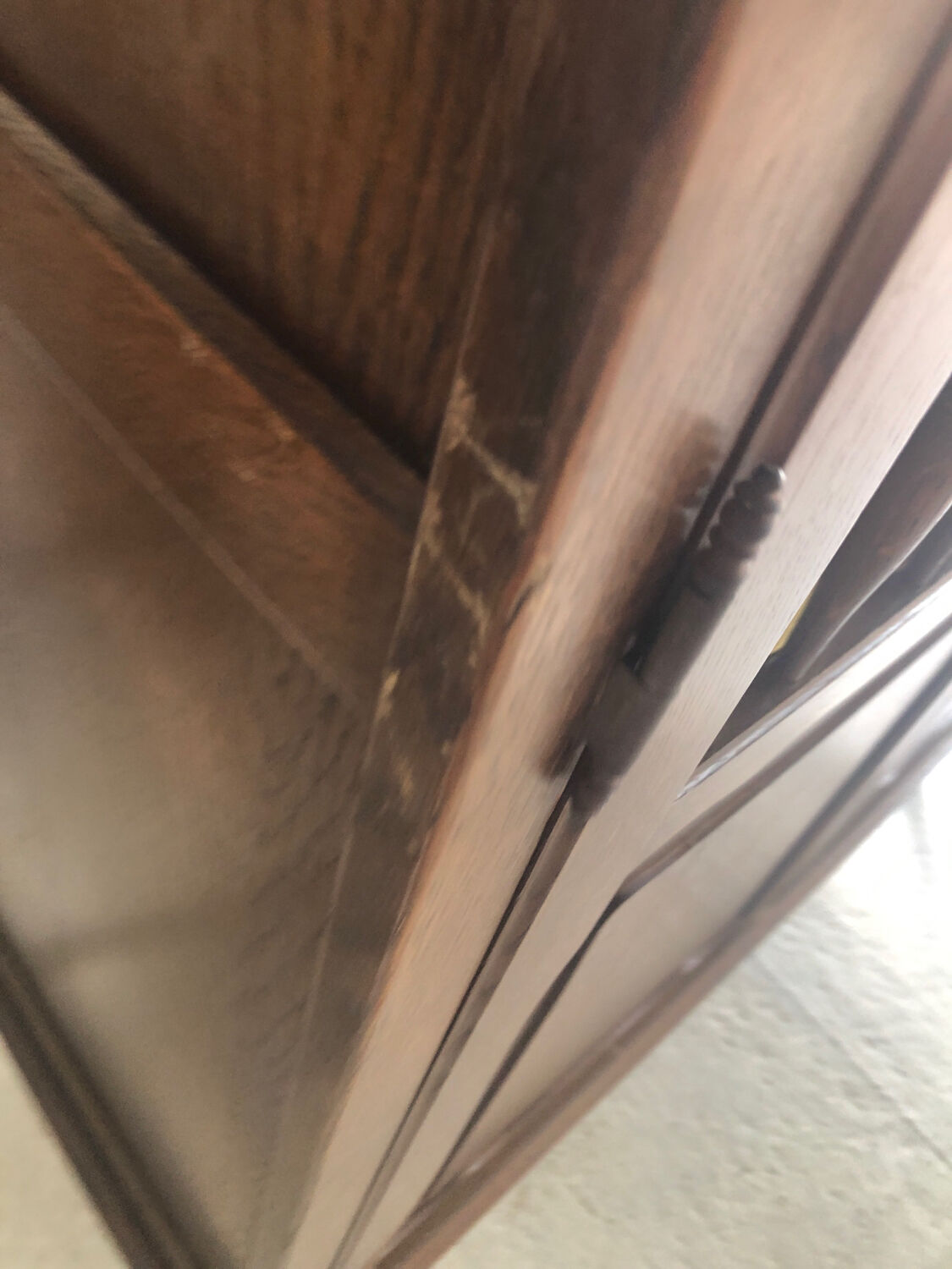 Wardrobe half wardrobe and old oak shelves