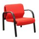 Vintage armchair from the 1980s in fabric and foam, Italy.