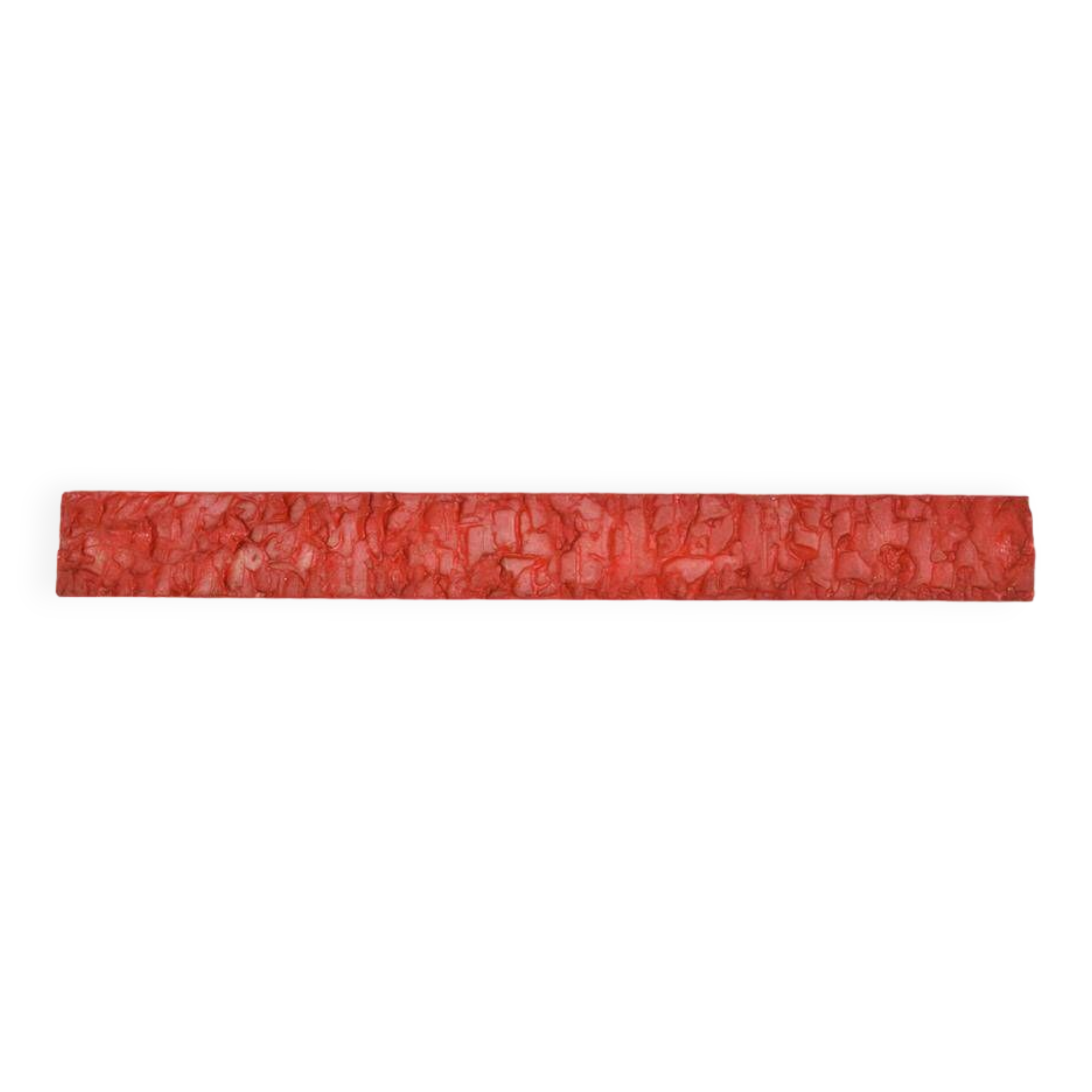 Long vintage red wall light