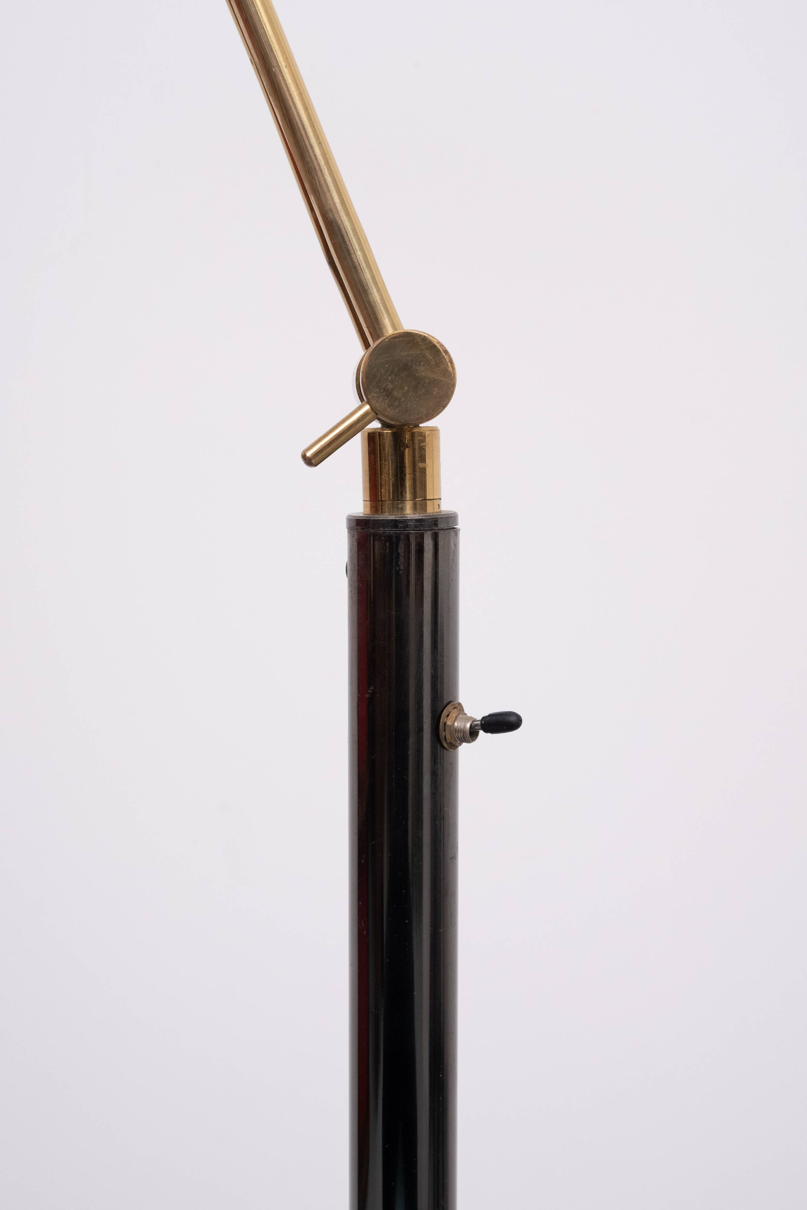 Herda Halogen Floor lamp Marble base 1980s