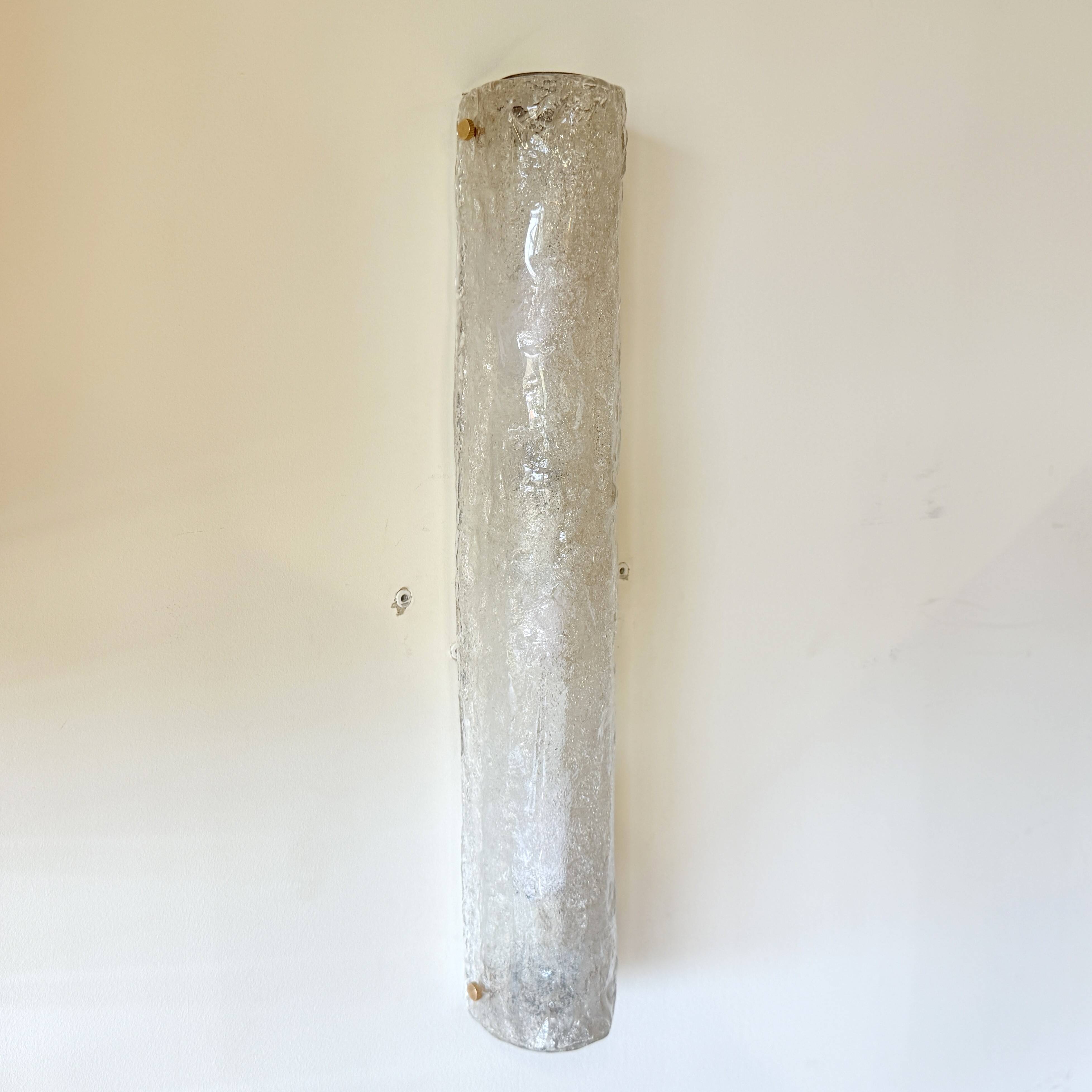 Frosted glass wall lamp by Honsel Leuchten