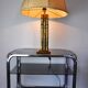 Faux bamboo brass lamp, France, 1970