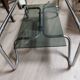 Coffee table in chrome metal and smoked glass design from the 70s