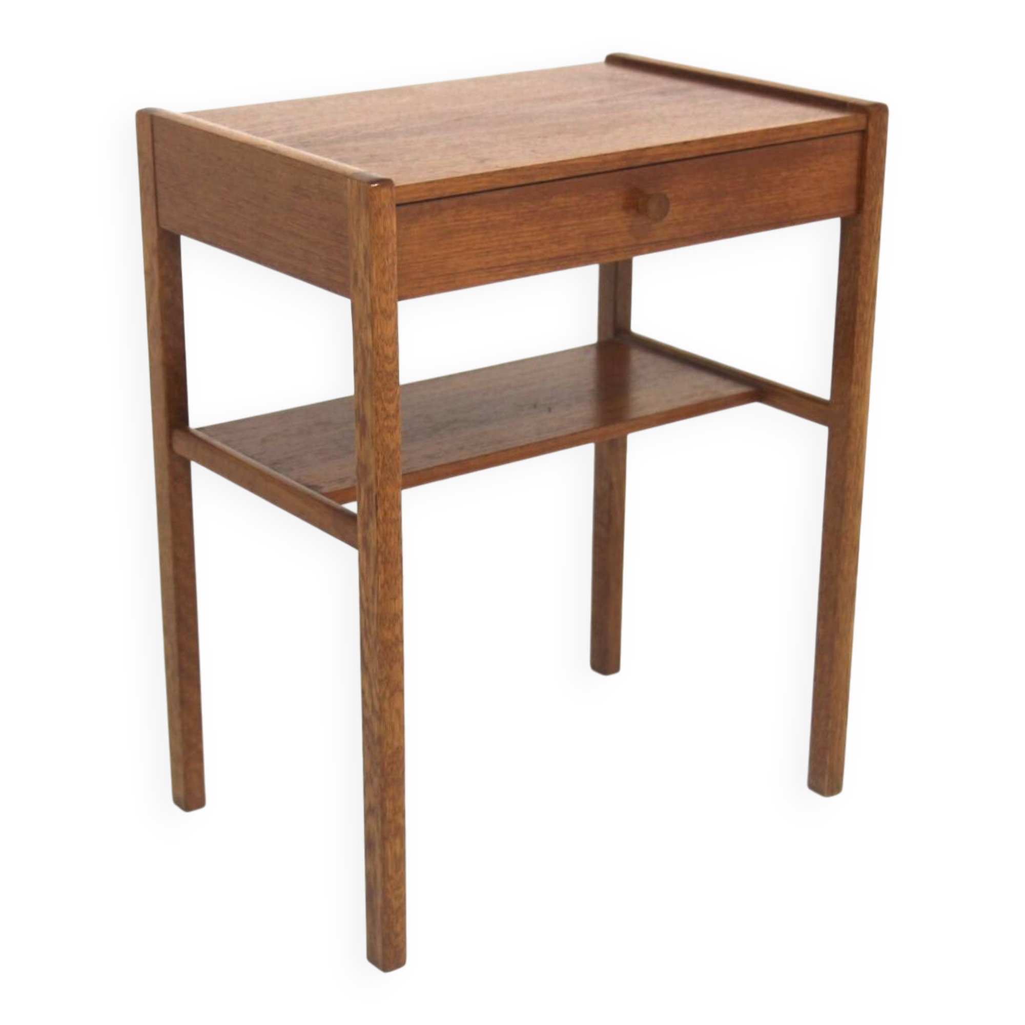 Scandinavian bedside table in mahogany, Sweden, 1950.