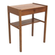 Scandinavian bedside table in mahogany, Sweden, 1950.