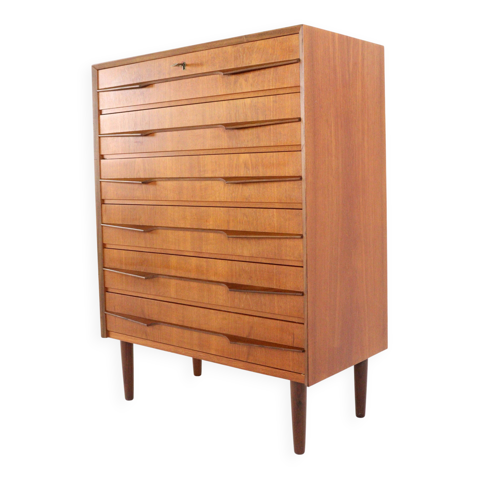 Large Danish 'Olsted' chest of drawers in teak