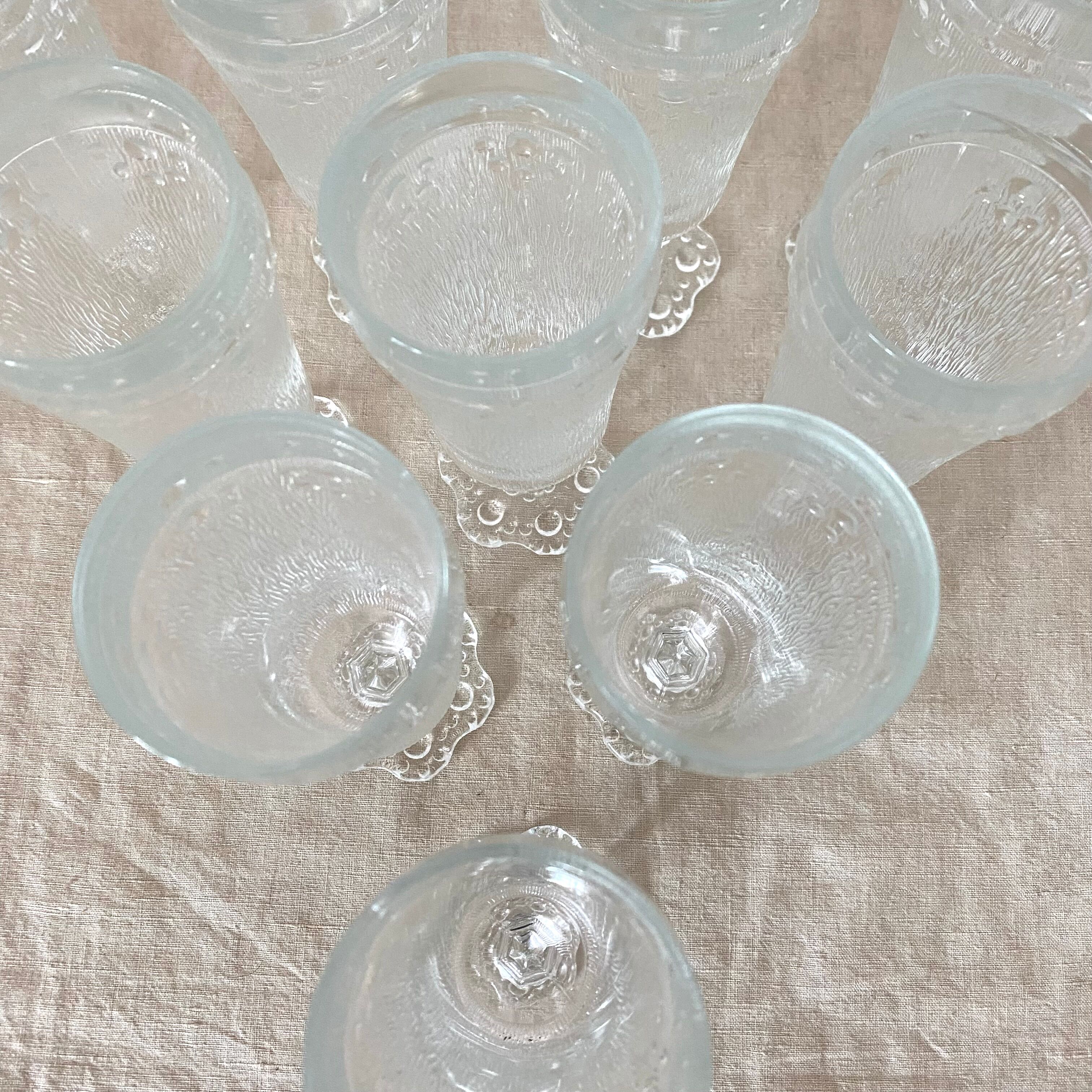 Vintage champagne flutes