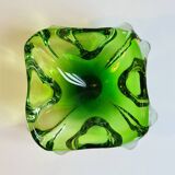 🌿 Radiant green Murano tray – vintage 70s 🌿