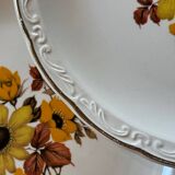 Antique Digoin earthenware dessert plates