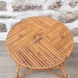 Table round rattan