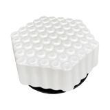 Large Honeycomb wall lamp ceiling lamp Czechoslovakia Kamenický Šenov 1960s