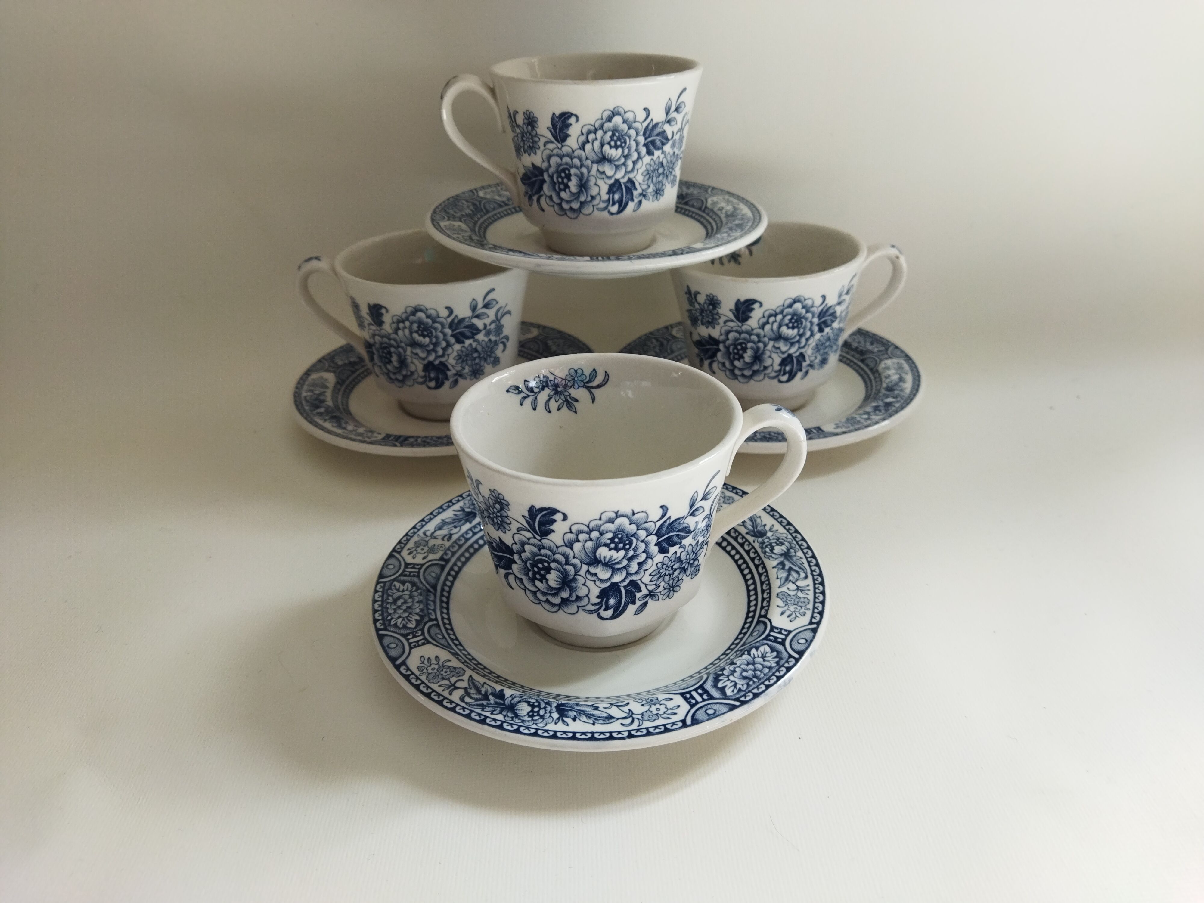 English coffee cups Ridgway Canterbury