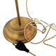 old desk lamp with banker notary gallows green opaline
