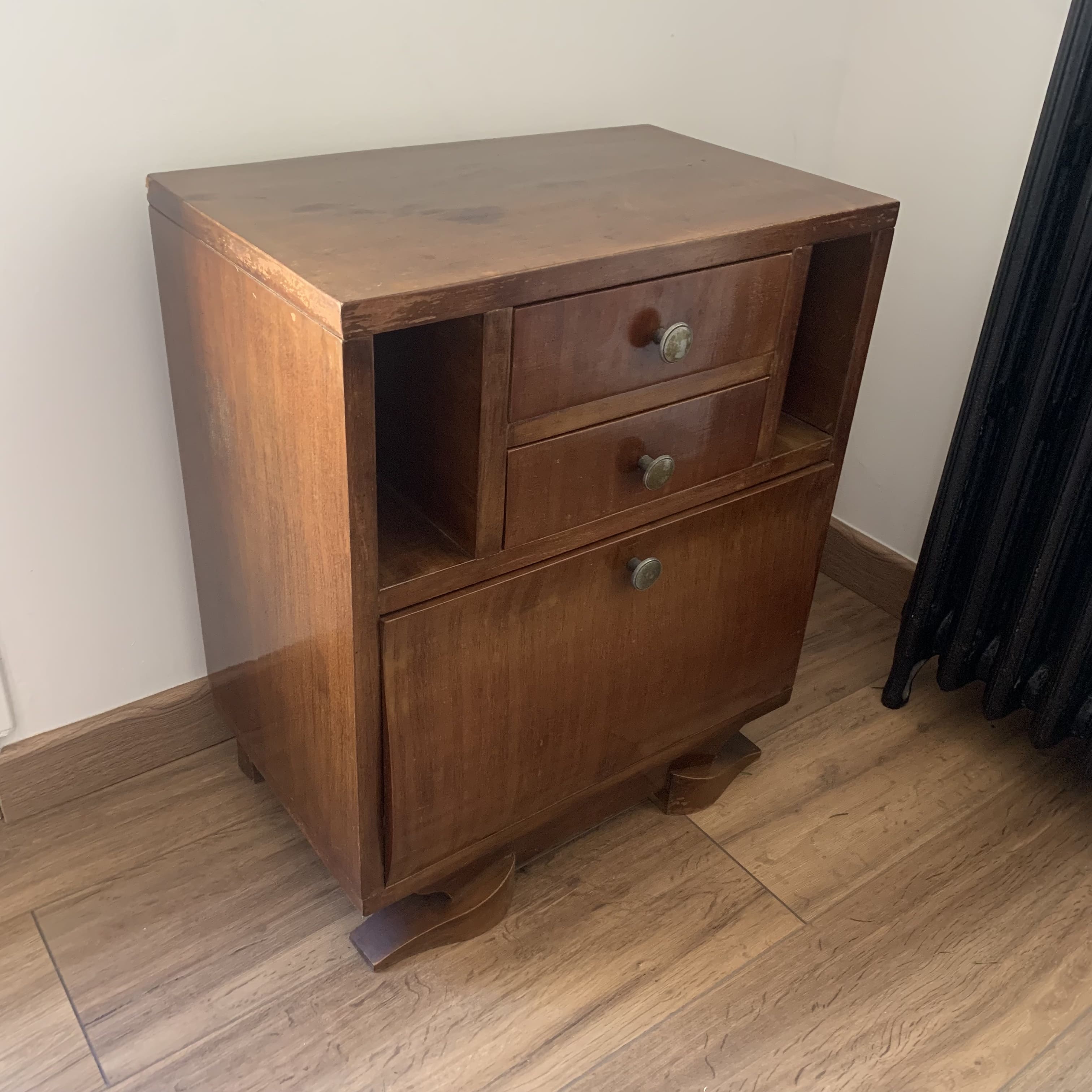Bedside table storage cabinet