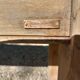 Old farm table in solid oak 2 m 63