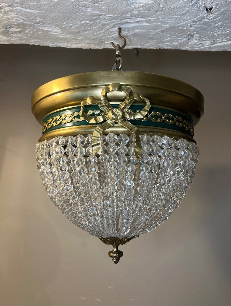 Basket ceiling light