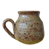 Pitcher jug carafe vase stoneware pyrite vintage Baudat pottery