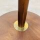 Scandinavian teak and brass floor lamp, 1960s