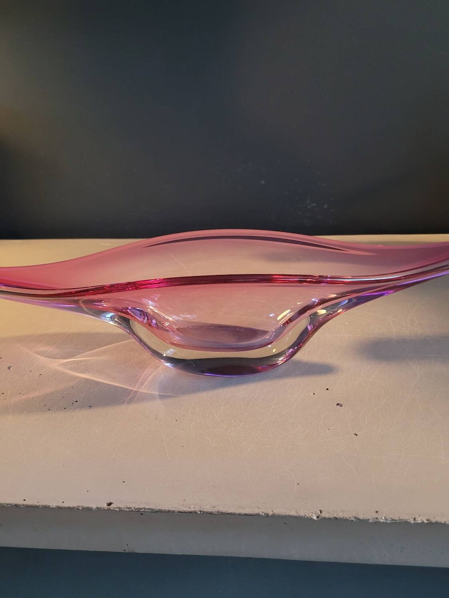 Coupe centre de table en Cristal de Vannes