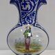 Paire de vases en faïence de quimper - fin xixe