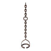 Brutalist chain floor lamp base