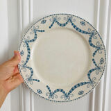 Assiettes en terre de fer Sarreguemines